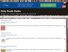 Tablet Screenshot of dirtyrootsradio.com